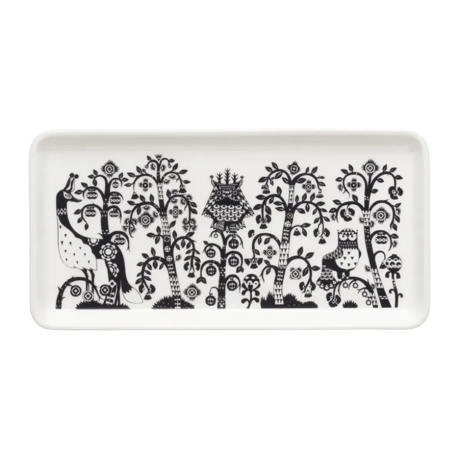 Assiette Taika 12x24 cm, Noir
