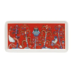 Assiette Taika 12x24 cm, Rouge
