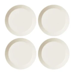 Assiette Teema Ø 26 cm, lot de 4, Blanc