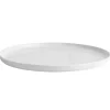 Assiette Toulouse angles droits Ø 28cm, Blanc