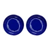Assiettes creuses Ottolenghi Feast Ø22 cm lot de 2, Dark blue stripes-white