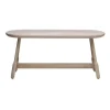 Banc Albert 160 cm, Chêne huilé blanc