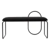 Banc Angui bouclé, Anthracite