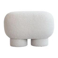 Banc Big Foot petit 70x47 cm, Bouclé