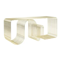 Banc d'assise Curva 100 cm, Or