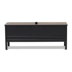 Banc de rangement A Line 111 cm, Noir
