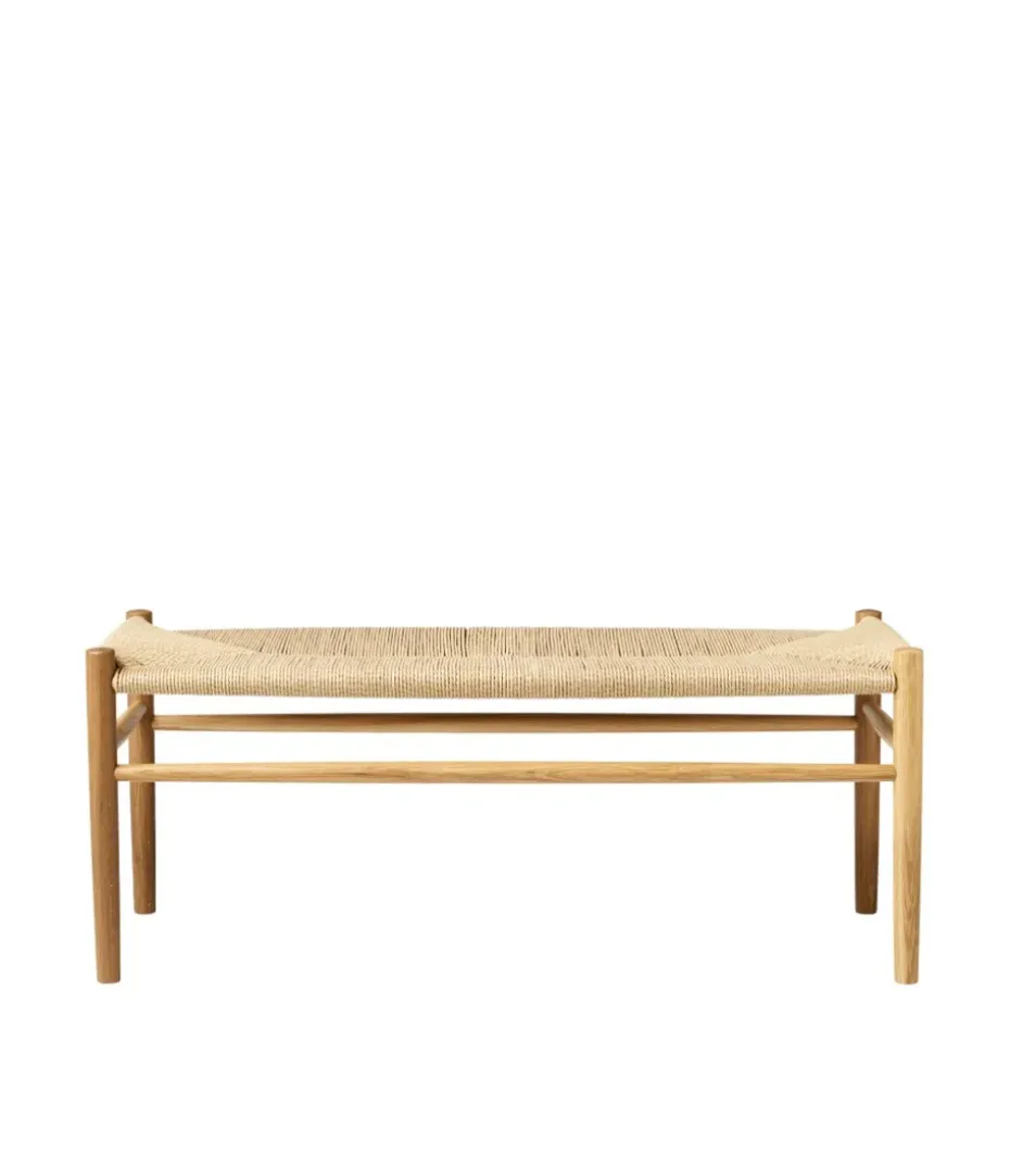 Banc J83B 37x100 cm, Oak nature lacquered-nature