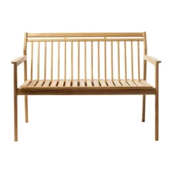 Banc M12 Sammen 2 places, Teak-nature oiled