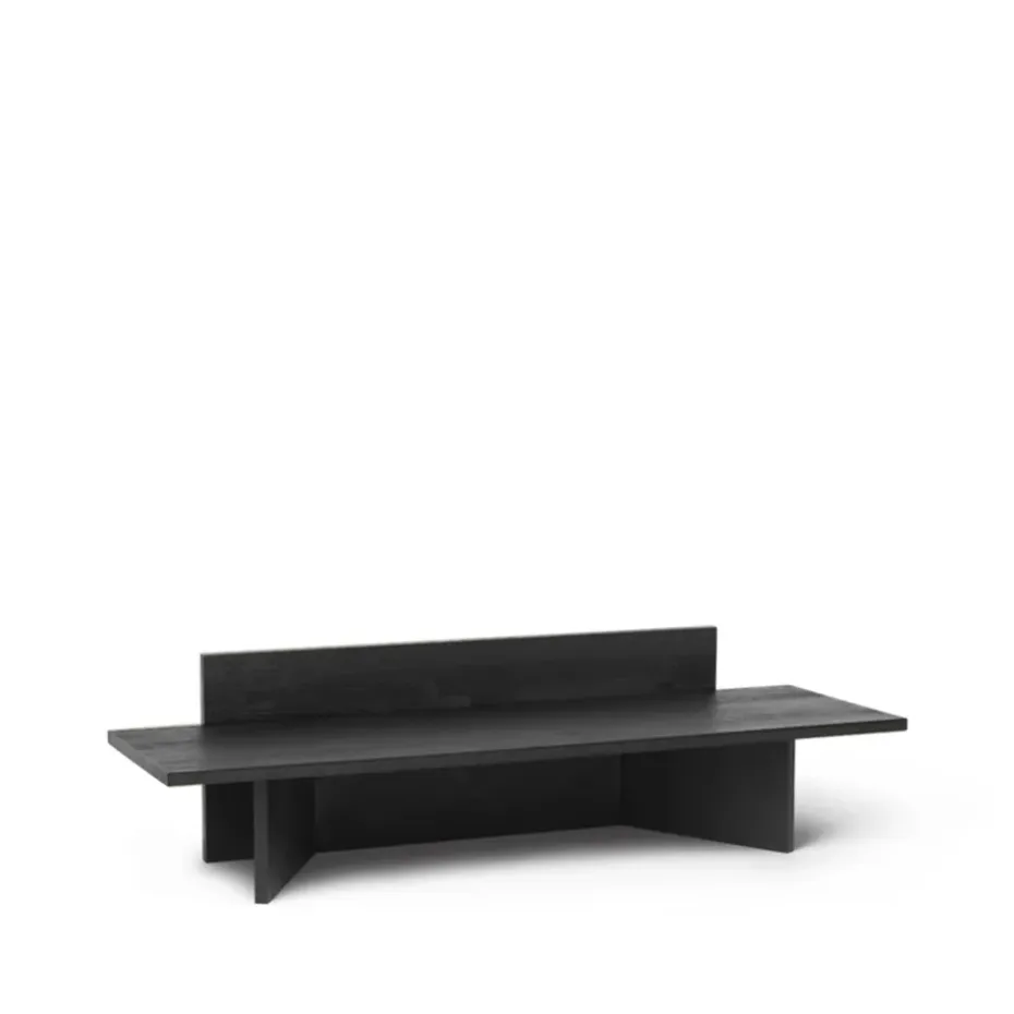Banc Oblique, oak black oiled