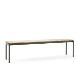 Banc Ville AV28 large 180x40 cm, Bronze green
