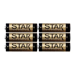 Batterie Star Trading, lot de 6, AA