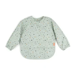 Bavoir à manches Happy Dots, Vert