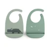 Bavoir Croco, lot de 2, Vert