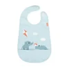 Bavoir Playground avec velcro, Bleu