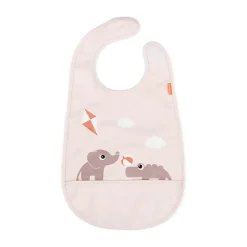 Bavoir Playground avec velcro, Poudre