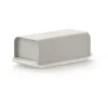 Beurrier Mattina 9,5x21 cm, Gris chaud-acier inoxydable