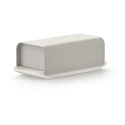 Beurrier Mattina 9,5x21 cm, Gris chaud-acier inoxydable