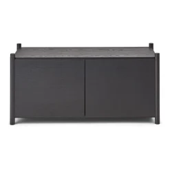 Bibliothèque Sceene bookcase G, Chêne teinté noir
