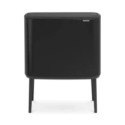 Bo Touch Bin 11+23 litres, noir mat