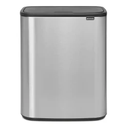 Bo Touch Bin 2x30 L, Acier mat