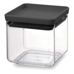 Bocal de rangement carré TASTY+ 0,7 L, Gris foncé