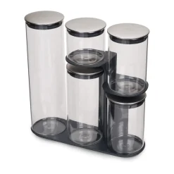 Bocal de rangement Podium 32,6 cm, Acier