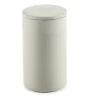 Bocal de stockage rond avec couvercle Cose haut Ø7 cm, Beige