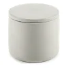 Bocal de stockage rond avec couvercle Cose S bas Ø7 cm, Beige