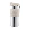 Bodum travel mug 35 cl acier inoxydable, Off white