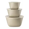 Bol à couvercle Connect Stockholm lot de 3, Nature desert sand