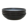 Bol à pâtes Halo 22cm Lot de 4, Bleu-gris-noir