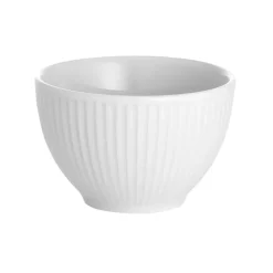 Bol à sucre Plissé, Blanc