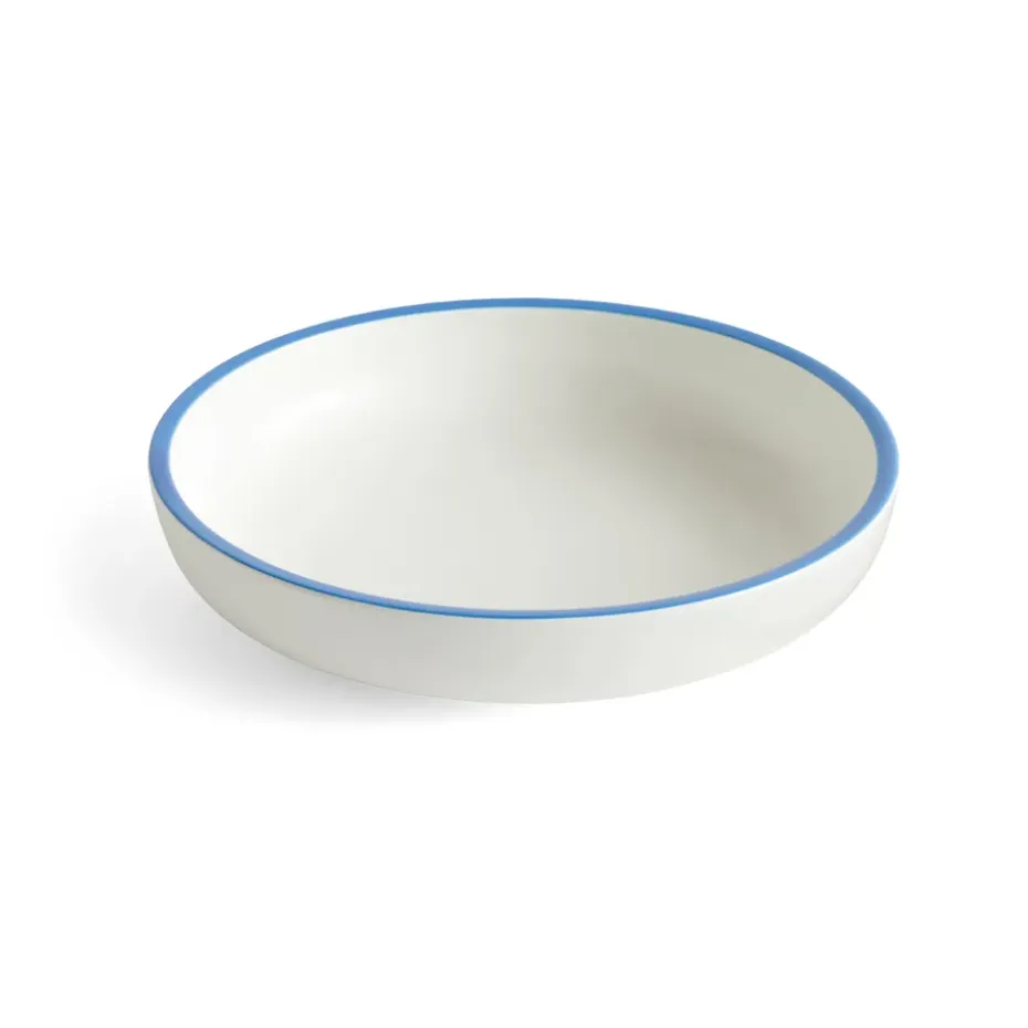 Bol de service L Sobremesa Ø25 cm, White-blue