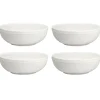 Bol Dots 60cl Lot de 4, Blanc cassé