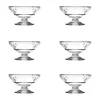 Bol en verre sur pied Abeille 20 cl, lot de 6, Transparent