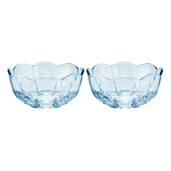 Bol Lily Ø13 cm, lot de 2, Blue iris
