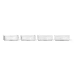 Bol petit-déjeuner Ripple, lot de 4, clair