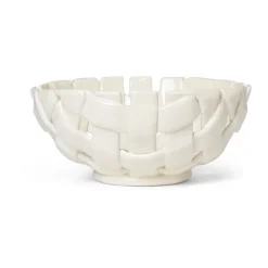 Bol Plait Ø24 cm, Off white