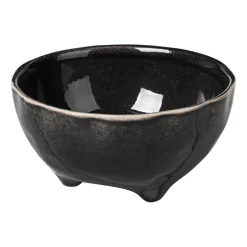 Bol sur pied Nordic Coal, Ø11 cm