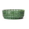 Bol tressé Ceramic, Emerald Green