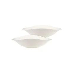 Bols à pâtes Vapiano lot de 2, blanc