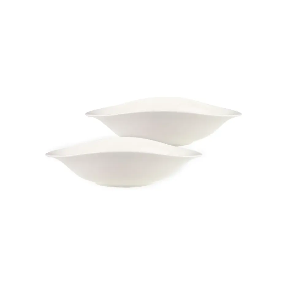 Bols à pâtes Vapiano lot de 2, blanc