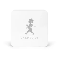 Boîte à bougies chauffe-plat Solstickan 21x21 cm, Blanc brillant