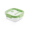 Boîte à lunch carrée en verre Lékué 0,8 L, Vert