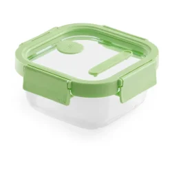 Boîte à lunch carrée en verre Lékué 0,52 L, Vert