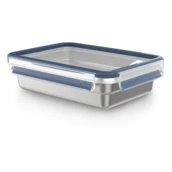Boîte à lunch rectangulaire en acier inoxydable MasterSeal, 1,2 L