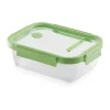 Boîte à lunch rectangulaire en verre Lékué 1,52 L, Vert