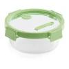 Boîte à lunch ronde en verre Lékué 0,95 L, Vert