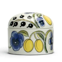 Boîte avec couvercle Paratiisi, blanc-multicolore