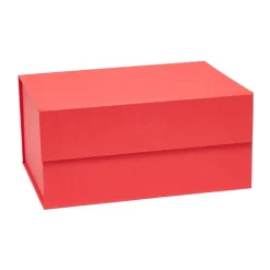 Boîte de rangement Hako A5, Cherry red